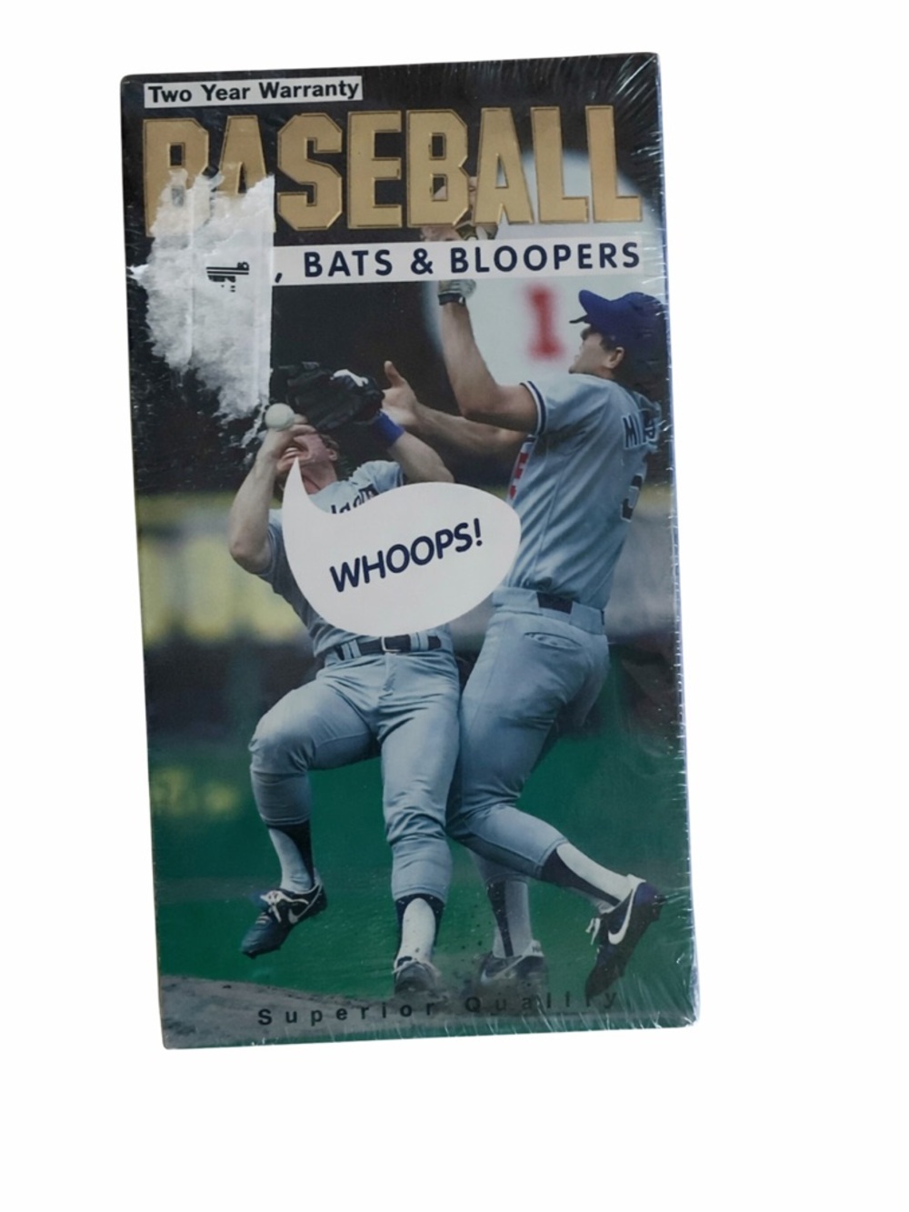 Baseball Bats & Bloopers VHS Whoops! NWT